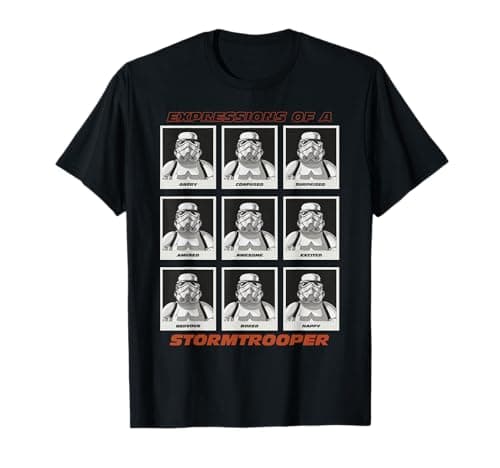 Image of Star Wars Expressions of a Stormtrooper T-Shirt