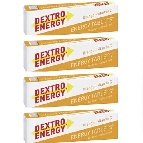 Image of Dextro Energy Dextrose Tablets Orange Flavour 47G-PACK OF 4