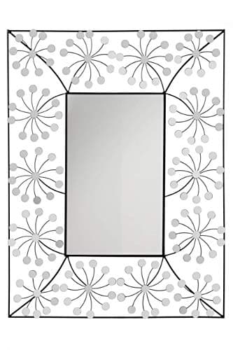 Image of Premier Housewares Floret Wall Mirror - Metal