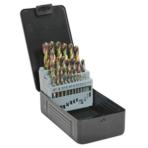 Image of Siegen S0938 HSS Drill Bit Set 25pc Edge Ground - Metric DIN 338