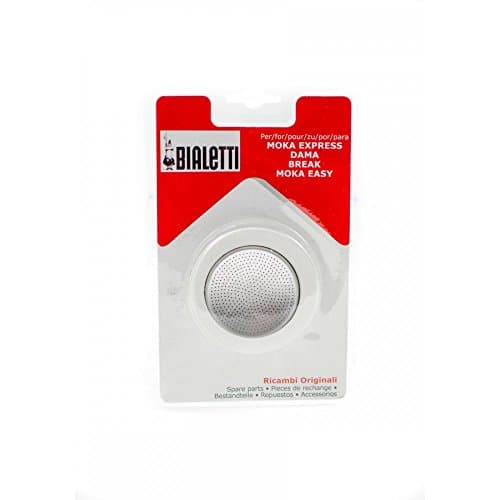 Image of La Cafetiere Bialetti Washer and Filter Set To Suit - Moka Dama 3 Cup, Replacement Part