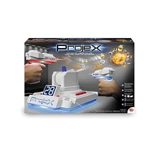 Image of Bizak Arcade Game Projector, Retro Theme, Multicolored
