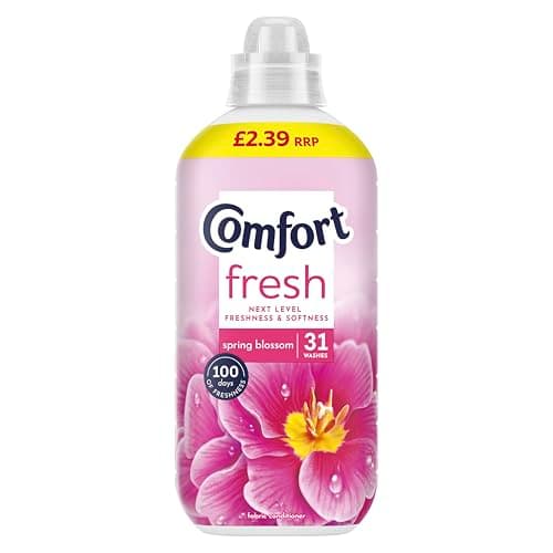Image of Comfort Fresh Spring Blossom Fabric Conditioner Softener with Motion-Activated Fragrance Technology 100 Days of Freshness 31 washes (930 ml)