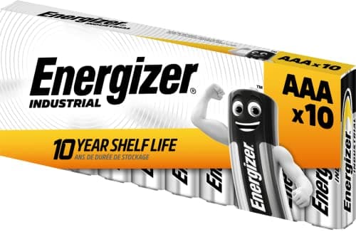 Image of Energizer Industrial Alkaline AAA Battery LR03 1.5V - Pack of 10