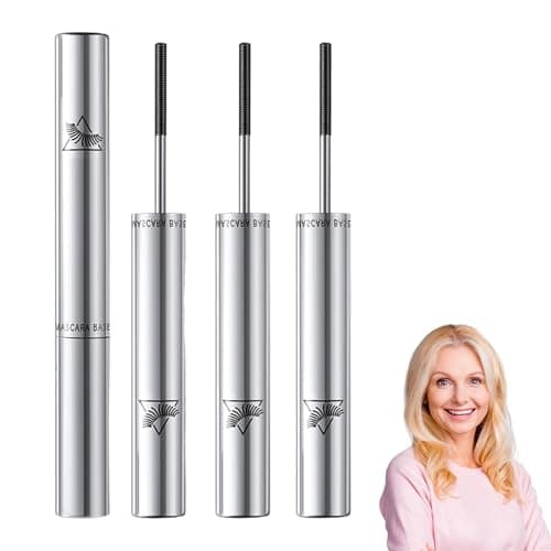 Image of Bettinay Black Mascara for Older Women, Natural Waterproof Volumising Lengthening Fiber Lash Mascara for Thinning, Aging Lashes