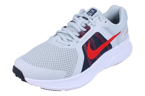 Image of NIKE Run Swift 2 Mens Running Trainers CU3517 Sneakers Shoes (UK 11 US 12 EU 46, Pure Platinum Chile red 006)