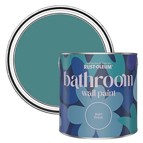 Image of Rust-Oleum Green Water-Resistant Bathroom Wall & Ceiling Paint - Peacock Suit 2.5L