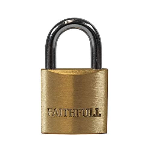 Image of Faithfull FAIPLB25 Brass Padlocks 25mm 3 Keys