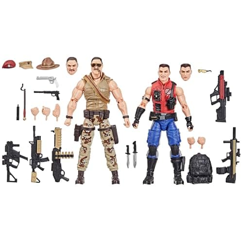 Image of G.I. Joe Classified Series #173, SGT Slaughter & Felix Mercer Stratton, 2 Collectible 6 Inch Action Figures with 26 Accessories