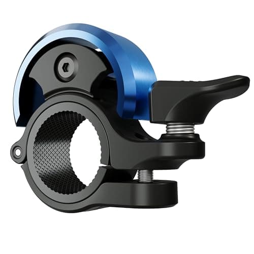 Image of Greallthy Bike Bell - Aluminum Alloy, Clear Loud Sound - for Adults & Kids, Sturdy & Compact - Fits 0.75-1in (19-25.4mm) - Perfect for Kids/Folding/Most Standard Mountain Bikes Scooter.