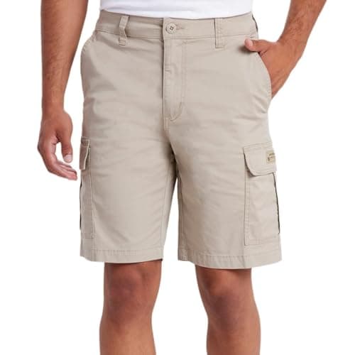 Image of Unionbay Men's Relaxed Fit Flex Waist Cargo Short, Tan, 36
