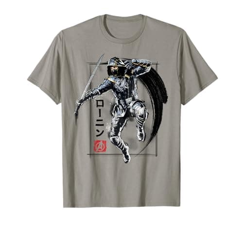 Image of Marvel Avengers Endgame Ronin Poster Graphic Tee T-Shirt