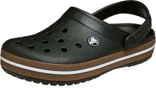 Image of Crocs, Unisex Adult, Crocband Gum Clog, Black, 4 UK Men/ 5 UK Women