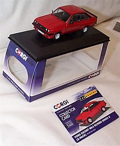 Image of Corgi Vanguards F0RD ESC0RT Mk2 RS2000 X Pack Venetian Red vehicle 1:43 scale diecast model