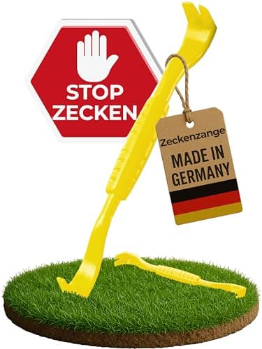 Image of Tick Tweezers for Dogs, Cats & Humans - Double-Sided & Sustainable, Tick Remover Replaces Tick Sling, Tick Card and Tick Tweezers - Remove Ticks Safely, Optimal Tick Hook for Children