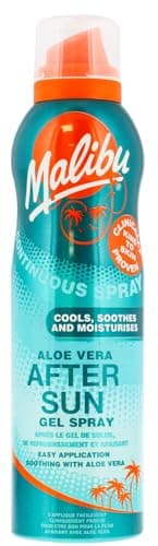 Image of Malibu Sun Aloe Vera Gel Spray, Soothing After Sun Continuous Spray, Cooling After sun Gel for Sun-Exposed Skin, 175ml