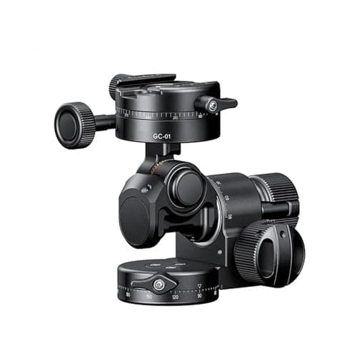Image of Camera Ball Head, GH-PRO II 3-Way Tripod Geared Head For Dslr Camera With Arca Swiss Plate,parts(GH-PROII and GC-01)