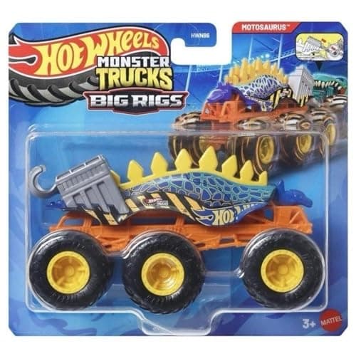 Image of Hot Wheels Monster Trucks Big Rigs - Motosaurus - JCH43