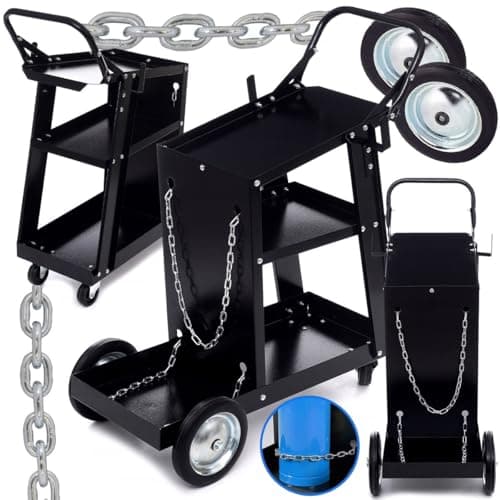 Image of MAMUTH Mobile Workshop Trolley Welding Trolley Gas Bottle Trolley