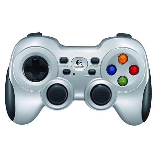 Image of Logitech F710 Wireless Gamepad, 2.4 GHz Wireless With USB Nano-Receiver, Controller Dual Vibration Feedback, 4 Switch D-Pad, PC - Grey/Black