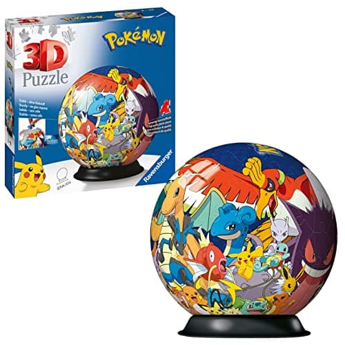 Image of Ravensburger Pokemon 3D Jigsaw Puzzle Ball for Kids Age 6 Years Up - 72 Pieces - No Glue Required for Boys and Girls