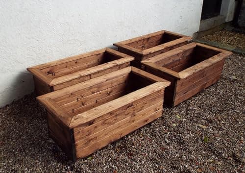 Image of Charles Taylor 4 Piece Country Large Rectangular Trough W830xL410xH320mm