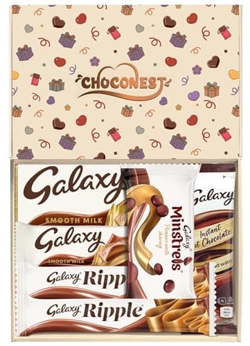 Image of Choconest Galaxy Chocolate Gift Box | Assorted Galaxy Chocolate Selection Box Hamper | Letterbox Friendly | Box of Chocolates Gift Box for Children, Mother, Father, Teacher