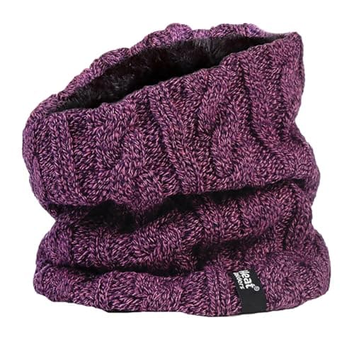Image of HEAT HOLDERS - Women's Thermal Winter Neck Warmer - 3.5 tog - One size (Purple)