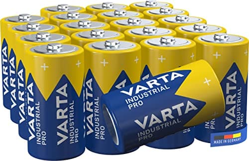 Image of VARTA Industrial Pro C Baby Alkaline Batteries LR14 - 20-pack, Made in Germany