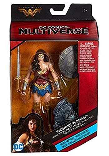 Image of DC Comics Multiverse Wonder Woman Movie Wonder Woman With Shield (Build Ares) Exclusive Action Figure 6 Inches