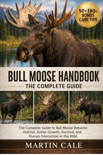 Image of BULL MOOSE HANDBOOK: The Complete Guide to Bull Moose Behavior, Habitat, Antler Growth, Survival, and Human Interaction in the Wild.