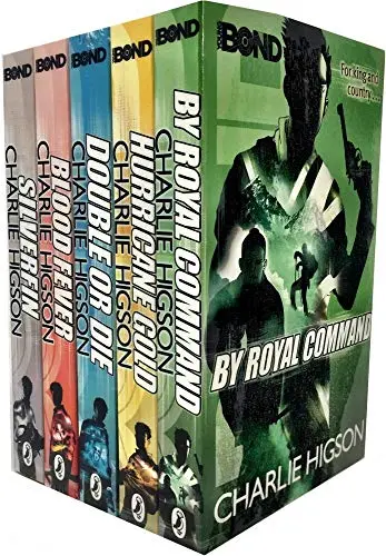 Image of Charlie Higson Young Bond collection 5 books set. (Blood Fever, Double or Die, Hurricane Gold, Silverfin, By Royal Command)