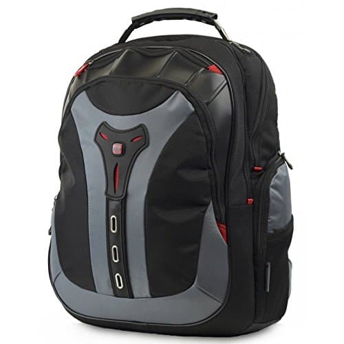 Image of Wenger SwissGear 600639/17 "Backpack Black, Grey custodie-custodia for Netbook with Shoulder Strap, Colour: Black, Grey, monótono, Anti Dust and Scratch Resistant, Shock Resistant, Waterproof)