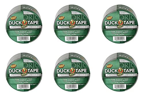 Image of Duck Tape Original Silver, 50 mm x 25 m, Pack of 6