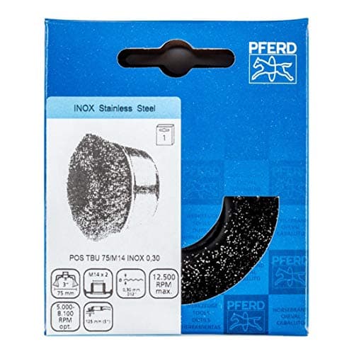 Image of Pferd 43469003 Brush TBU 75/M14 0.30 SG Stainless Steel