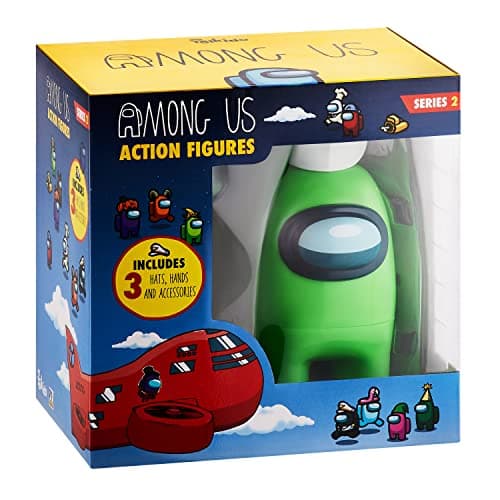 Image of Among Us Collectible Action Figures With Accessories - Series 2 (Green) 17cm