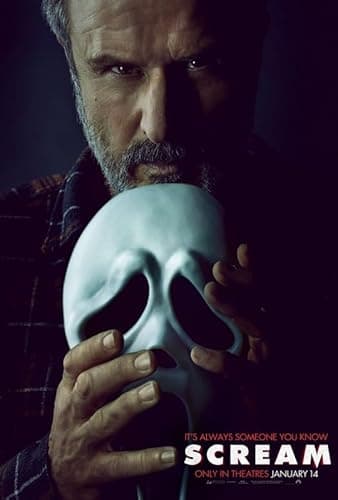 Image of Scream 2022 6 RED215 A5 Poster on Photo Paper - Borderless Movie Art Cult Film Images Classic Iconic 70s 80s 90s Vintage Retro Home Wall Decor Pictures Printing Modern Artwork Aesthetic Reproduction