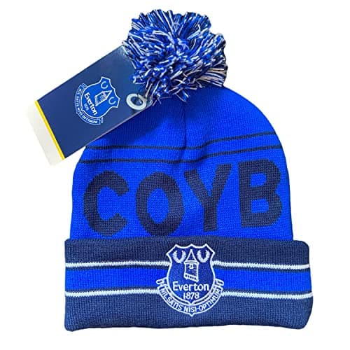 Image of Everton Official COYB Junior Bobble Hat Blues