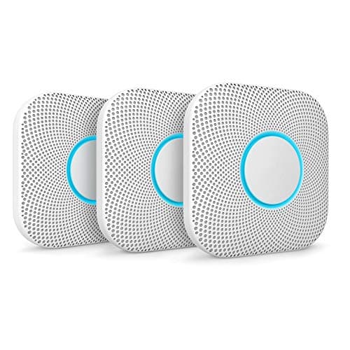 Image of Google Nest Protect - Smoke Alarm And Carbon Monoxide Detector - The Smoke Alarm That That Others Look Up To (Battery) 3 Pack