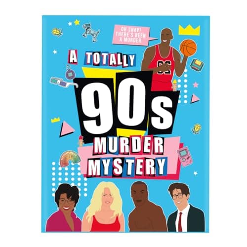 Image of Gift Republic A Very 90s Murder Mystery Family Board Game, Multicoloured, GR670036