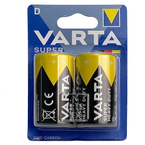 Image of D LR20 Superlife Power Zinc Torch Batteries | 3 Packs of 2 | Powerful and Durable for High Consumption Devices | for Toys, LED Flashlights and Electronic Devices