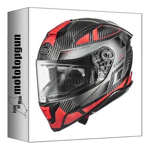Image of premier motorbike helmet fullface hyper carbon tk 2 sz. s mototopgun