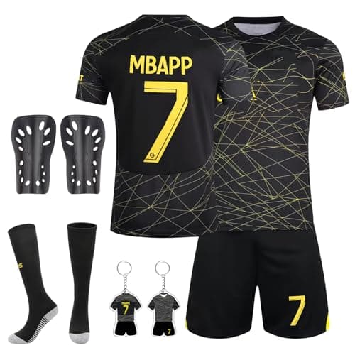 Image of Kids Football Training Shirts & Shorts, Socks, Guard Plates & Keychains - 2023/24 Home & Away Jerseys