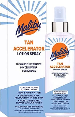 Image of MALIBU 250ML TAN ACCELERATOR LOTION SPRAY