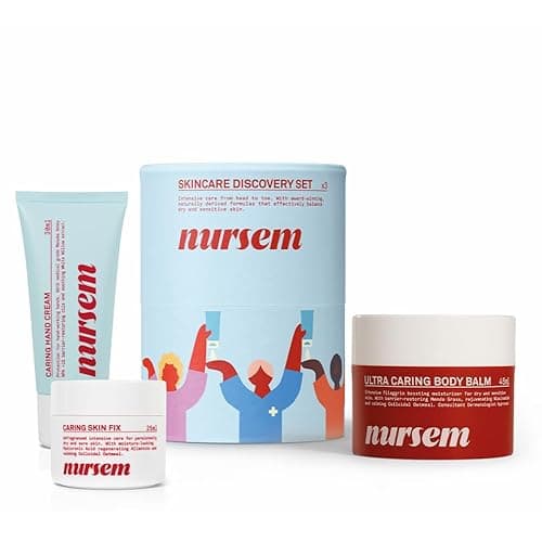 Image of Nursem Skin Care Discovery Set – 3-Piece Hand Cream & Skin Care Kit for Dry, Sensitive Skin | Best Hand Cream for Dry Hands, Cracked Hands & Dermatitis | Moisturizing & Protective Gift