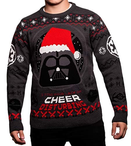 Image of Star Wars Darth Vader Christmas Jumper Gift for Men and Women (Size: S)