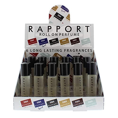 Image of Eden Classic Rapport Platinum 10ml Roll On Perfume Display Unit 24pcs