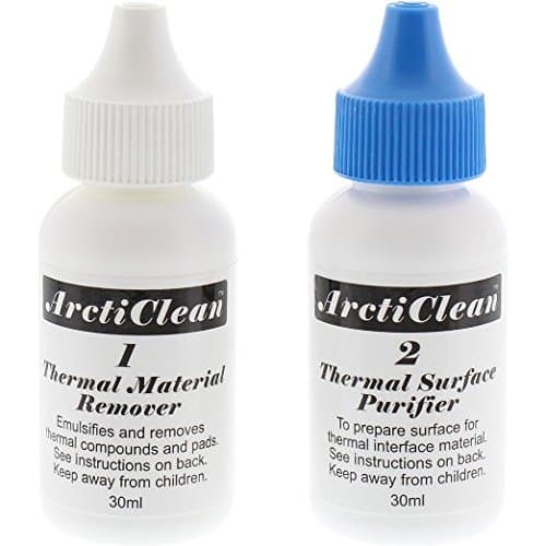 Image of Arctic Silver ArctiClean 1 Material Remover and ArctiClean 2 Thermal Surface Purifier