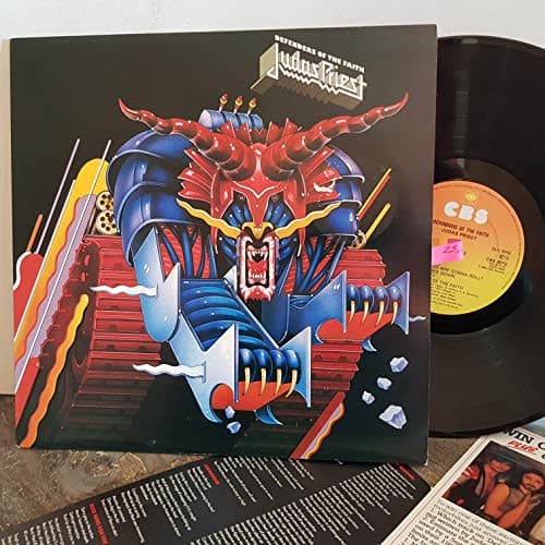 Image of JUDAS PRIEST defenders of the faith. VINYL 12" LP. CBS23513