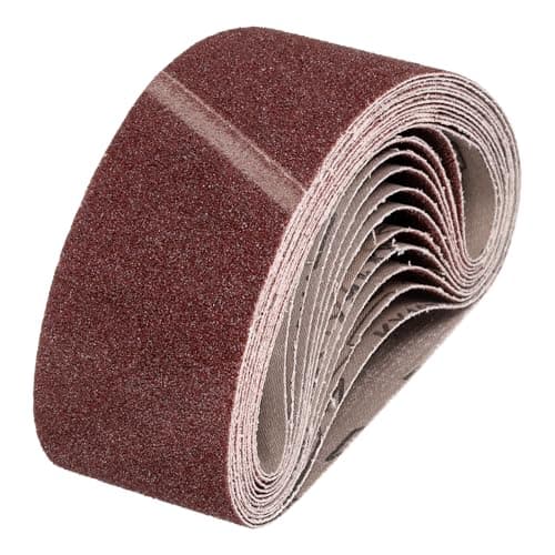 Image of sourcing map 76mm x 533mm Sanding Belts, 12 Pcs 40 Grits Aluminum Oxide Abrasive Belt Sander File Belt for Woodworking, Metal Polishing, Knife Sharpener